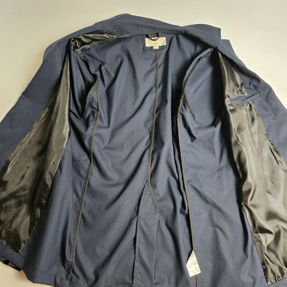 MICHAEL KORS Cotton Blazer Navy Blue Sport‎ Coat 46R